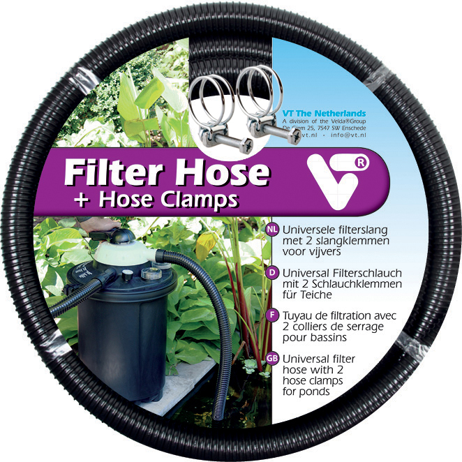 Filter Hose + Clamps 20 mm