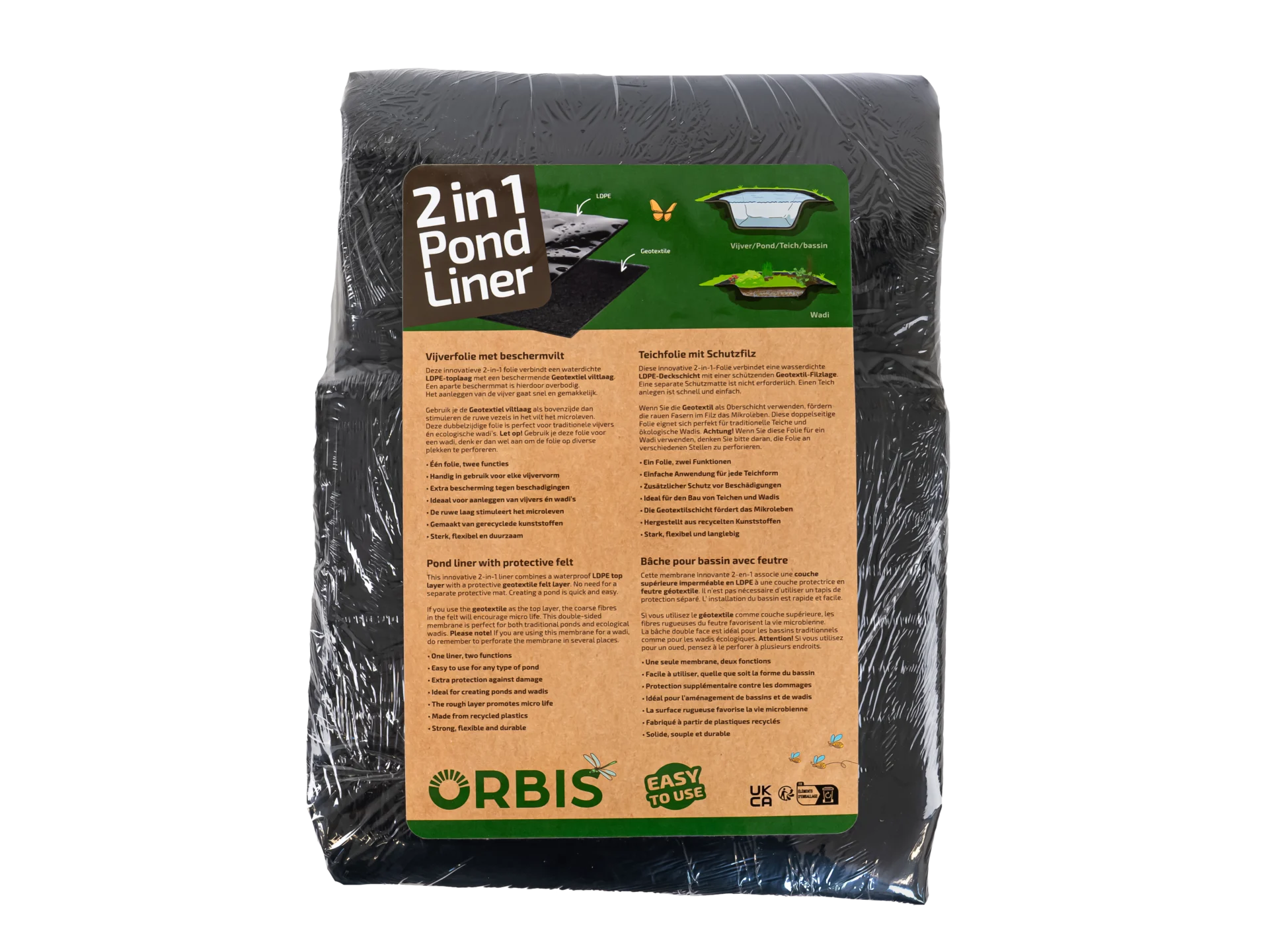 2-in-1 Pond Liner